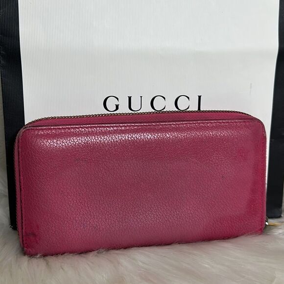 💯Authentic Gucci Zipped Around Long Wallet🍀 - Picture 9 of 14